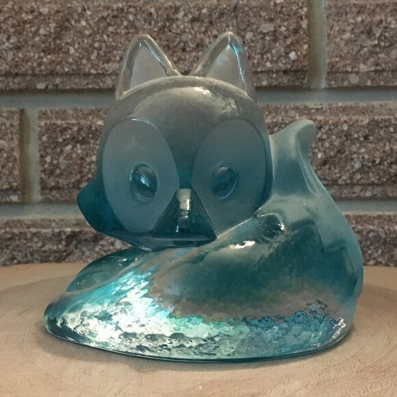 IKEA Coarse Toy's Clever Fox Glass Figurine - Picture 2 of 7